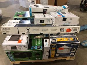 Pallet of Assorted Mailboxes and Posts Various Models and Sizes and Conditions  Customer Returns See Pictures