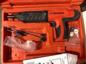 Ramset Cobra 0.27 Caliber Semi-Automatic Powder Actuated Tool (PAT) with Silencer Customer Returns See Pictures