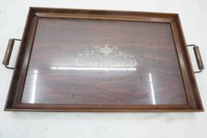 lot 11 image: Vintage Asian Painted Tray