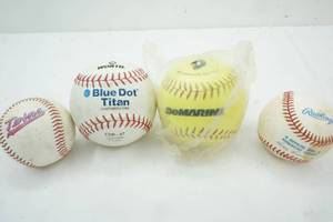 lot 45 image: Baseballs & Softballs