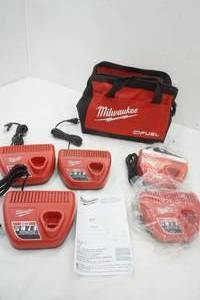 lot 61 image: Milwaukee Bag with Milwaukee Charging Ports