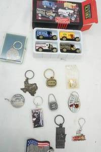 lot 65 image: Vintage Replica Trucks, Keychains