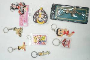lot 75 image: Variety of Betty Boop Keychains