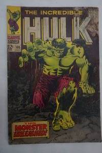 lot 143 image: Comics Marvel July 105 $.12 The Incredible Hulk