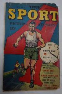 lot 154 image: Comic Baseball True Sport Picture Stories Vol. 2. No.12 .$10