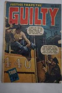 lot 159 image: Comic Aug. No. 17 Justice Traps The Guilty $.10