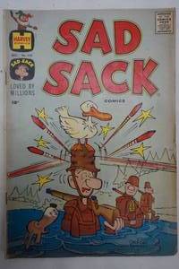 lot 181 image: Comic Harvey Oct. No. 110 Sad Sack $.10