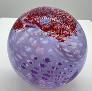 lot 35 image: Vintage CAITHNESS Glass Paperweight - Scotland - Lacemaker