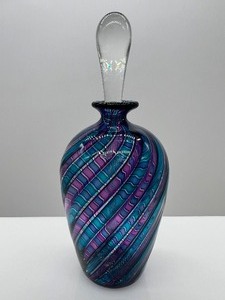 lot 69 image: ANGELO FICO Art Glass Perfume Bottle
