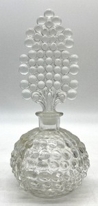 lot 84 image: Vintage EAPG Bubble and Hobnail Perfume Bottle