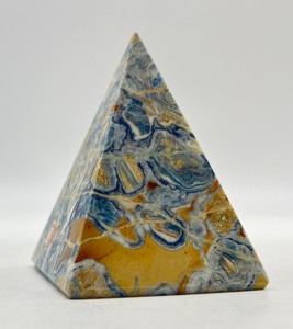 lot 113 image: Polished BUMBLEBEE JASPER Pyramid