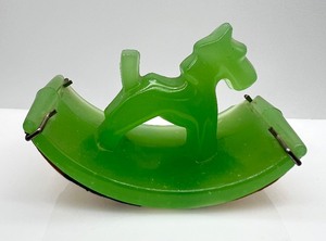 lot 136 image: Vintage JADEITE Scotty Ink Blotter