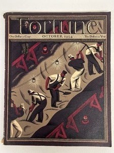 lot 163 image: Vintage FORTUNE Magazine - October 1934
