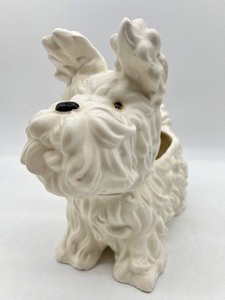 lot 229 image: ENESCO Westie Scottie Ceramic Dog Planter