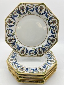 lot 250 image: Set of 6 ROSENTHAL Selb-Bavaria Plates - Blues and Greens