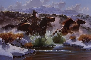 lot 266 image: DAN MIEDUCH Limited Edition Prints - Race with the Wind & Twilight of the Gods