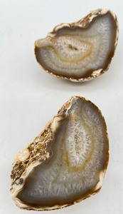 lot 267 image: Natural Split Polished Agate Geode #1