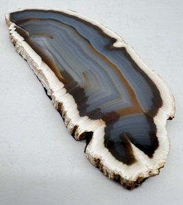lot 269 image: Natural Polished Agate Slice #1