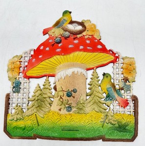 lot 288 image: Vintage Western Germany Scrap Ephemera - Mushroom
