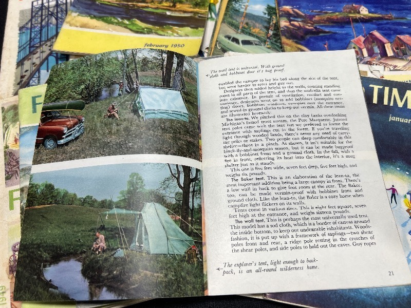 lot 124 image: Ford Times Magazines 1949-51