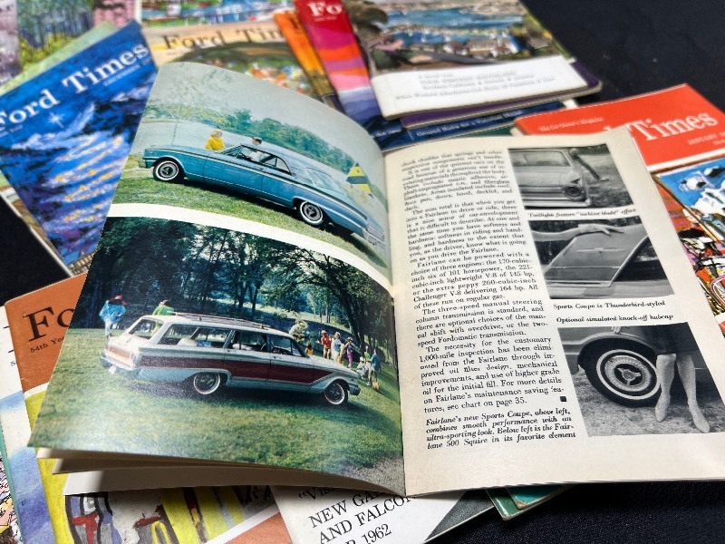 lot 128 image: Ford Times Magazines 1961-63