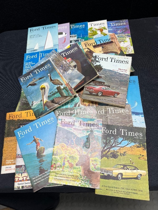 lot 130 image: Ford Times Magazines 1967-69
