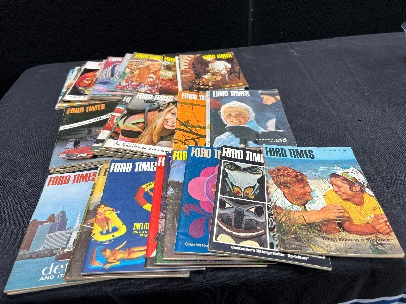 lot 131 image: Ford Times Magazines 1970-72