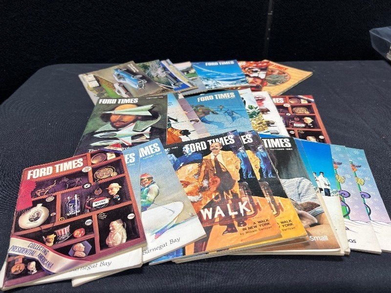 lot 137 image: Ford Times Magazines 1970s Early 80s