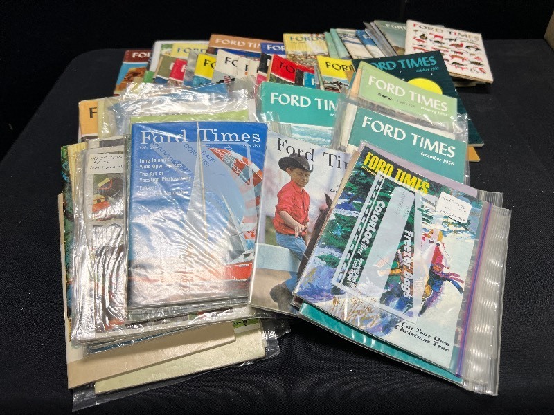 lot 138 image: Ford Times Magazines 1940s-50s