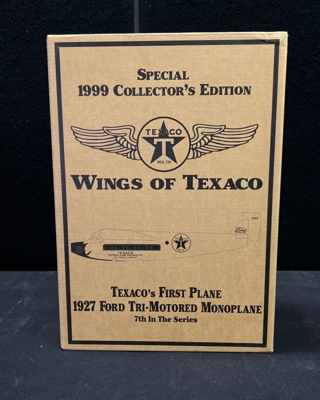 lot 51 image: Texacos First Plane Die Cast