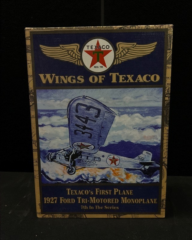 lot 52 image: Texacos First Plane Die Cast
