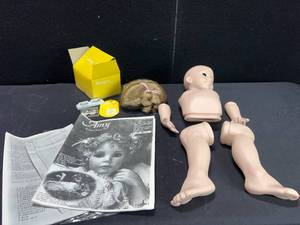 lot 1494 image: AMY PORCELAIN DOLL KIT