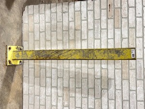 lot 426 image: Industrial Yellow Steel Post
