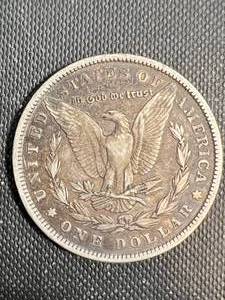 1884 US MORGAN SILVER DOLLAR