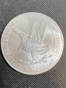 2024 AMERICAN SILVER EAGLE 1 TROY OZ .999 FINE SILVER