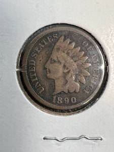1890 US INDIAN HEAD CENT