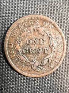 1838 US MATRON HEAD LARGE CENT VF