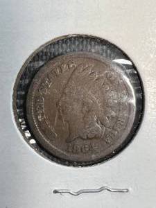 1864 US INDIAN HEAD CENT