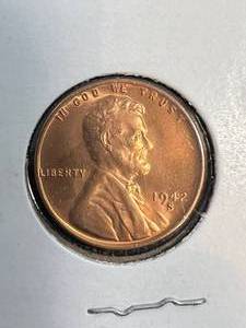 1942-S US WHEAT CENT BU