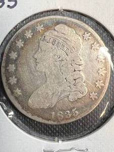 1835 US BUST HALF DOLLAR