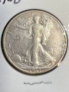 1937-D US WALKING LIBERTY HALF DOLLAR