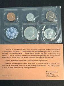1964 US PROOF SET IN ORIGINAL ENVELOPE