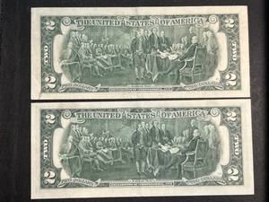 2 US 1976 $2 BILLS