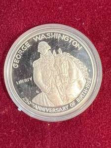 1982 US PROOF 90% SILVER WASHINGTON COMMEM HALF DOLLAR