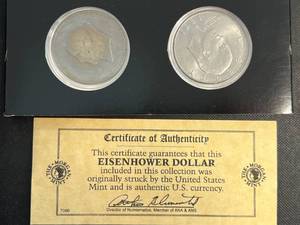 2 COIN EISENHOWER DOLLAR COLLECTION