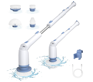 lot 214 image: Electric Spin Scrubber Power Shower Scrubber with Adjustable Extension Arm