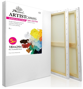 lot 123 image: LOT OF 5 PHOENIX Large Stretched Canvas for Painting