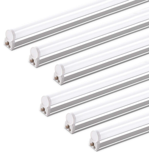 lot 131 image: LOT OF 6 Barrina LED T5 Integrated Single Fixture