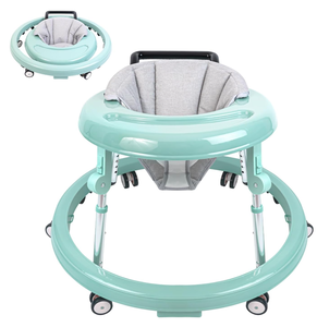 lot 171 image: Baby Walker, 9-Gear Height Adjustable Baby Walker with Wheels