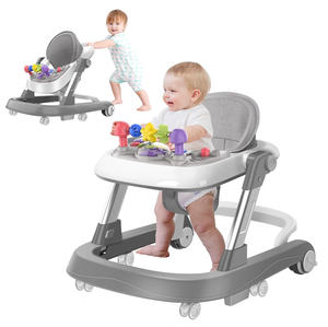 lot 172 image: Baby Walker, 3-in-1 Baby Walkers and Baby Activity Center with Music &Toys Tray